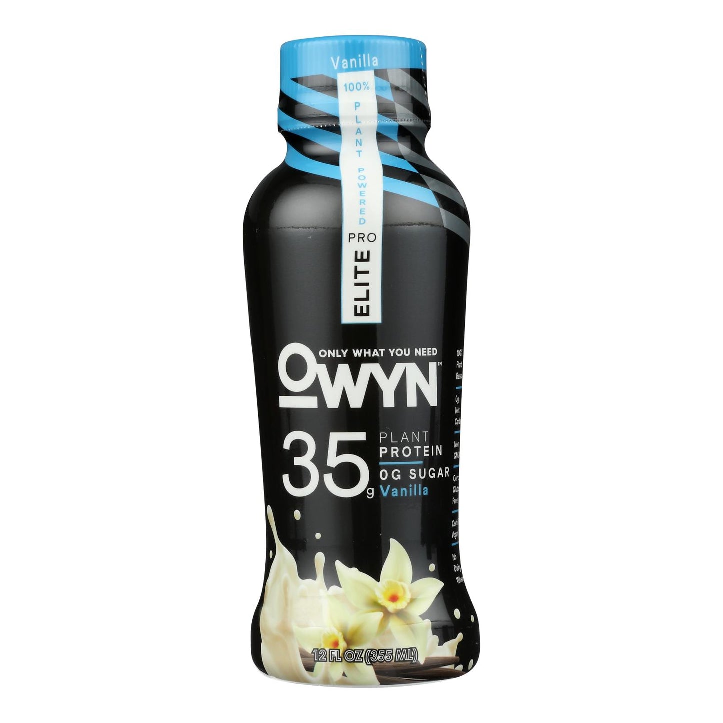 Only What You Need - Protein Drink Vanilla Elite Plnt - Case of 12-12 FZ