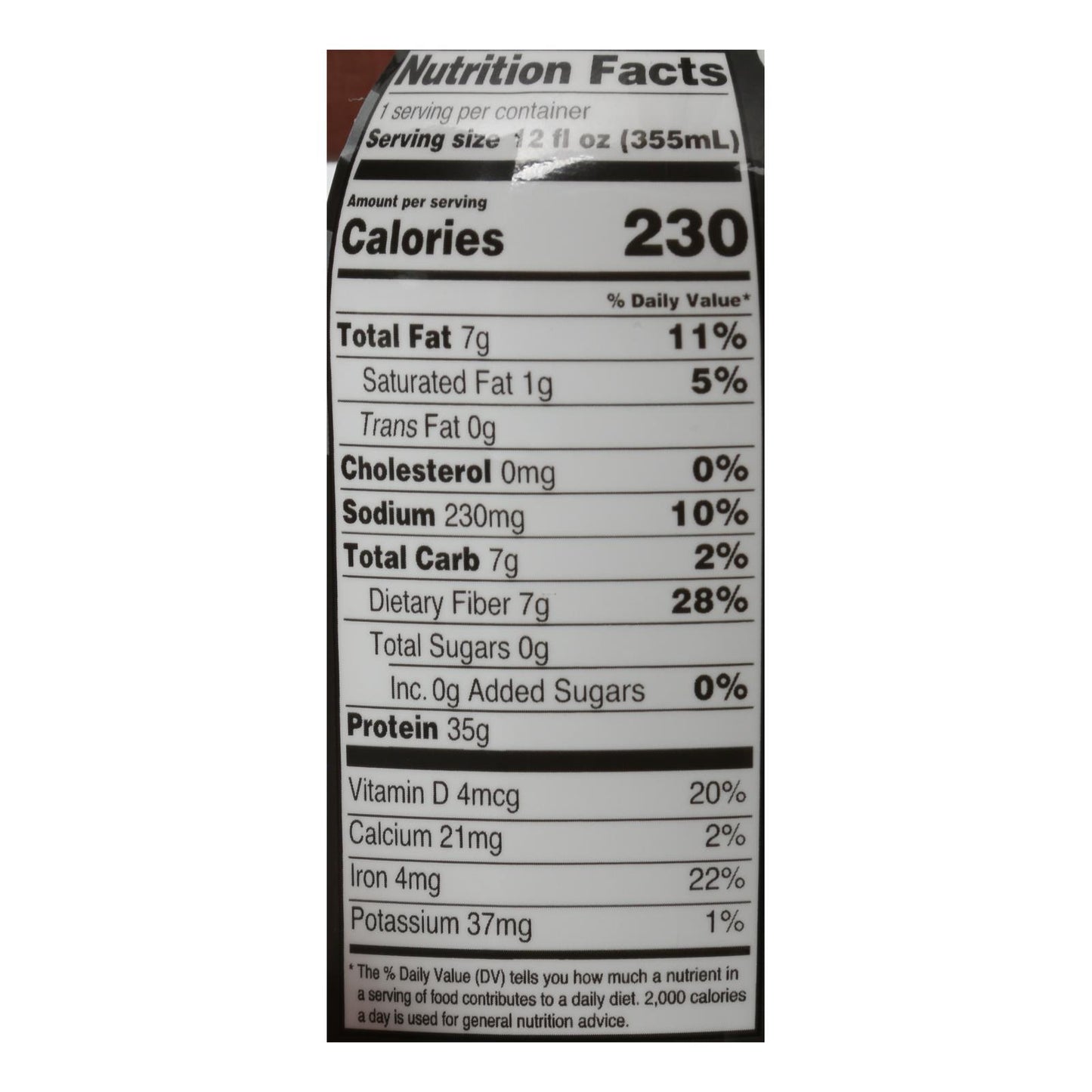 Only What You Need - Protein Drink Vanilla Elite Plnt - Case of 12-12 FZ