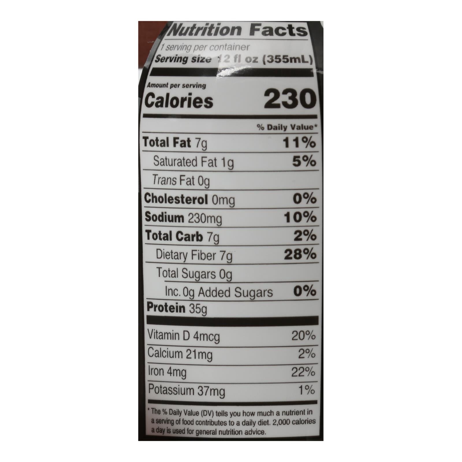 Only What You Need - Protein Drink Vanilla Elite Plnt - Case of 12-12 FZ
