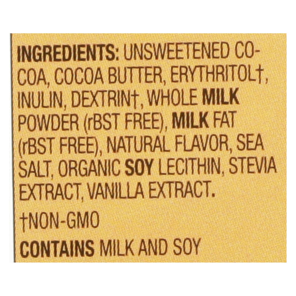 Lily's Sweets Chocolate Bar - Caramelized & Salted - Case of 12 - 2.80 oz.