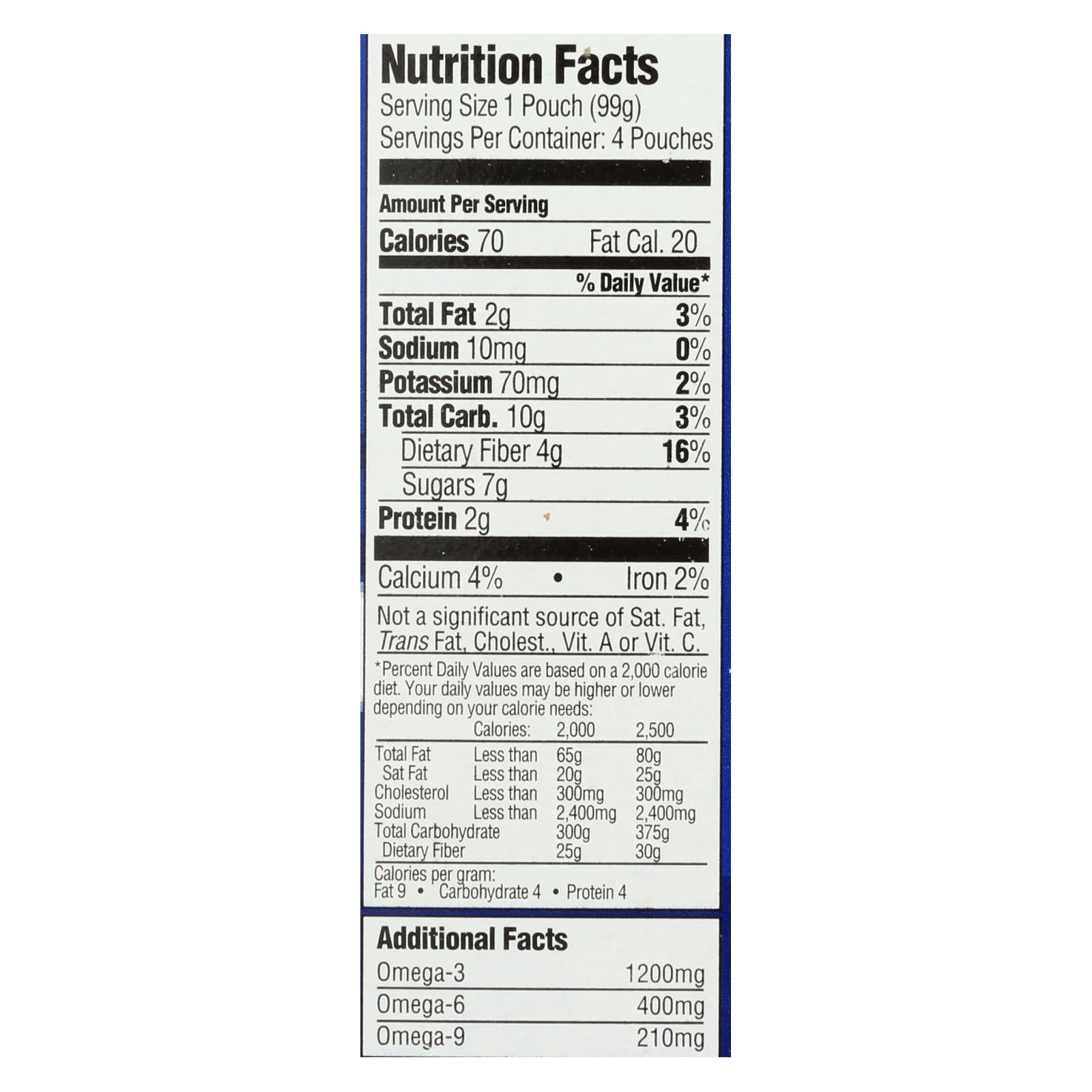 Mamma Chia Organic Chia Squeeze Vitality Snack  - Case of 6 - 4/3.5 OZ