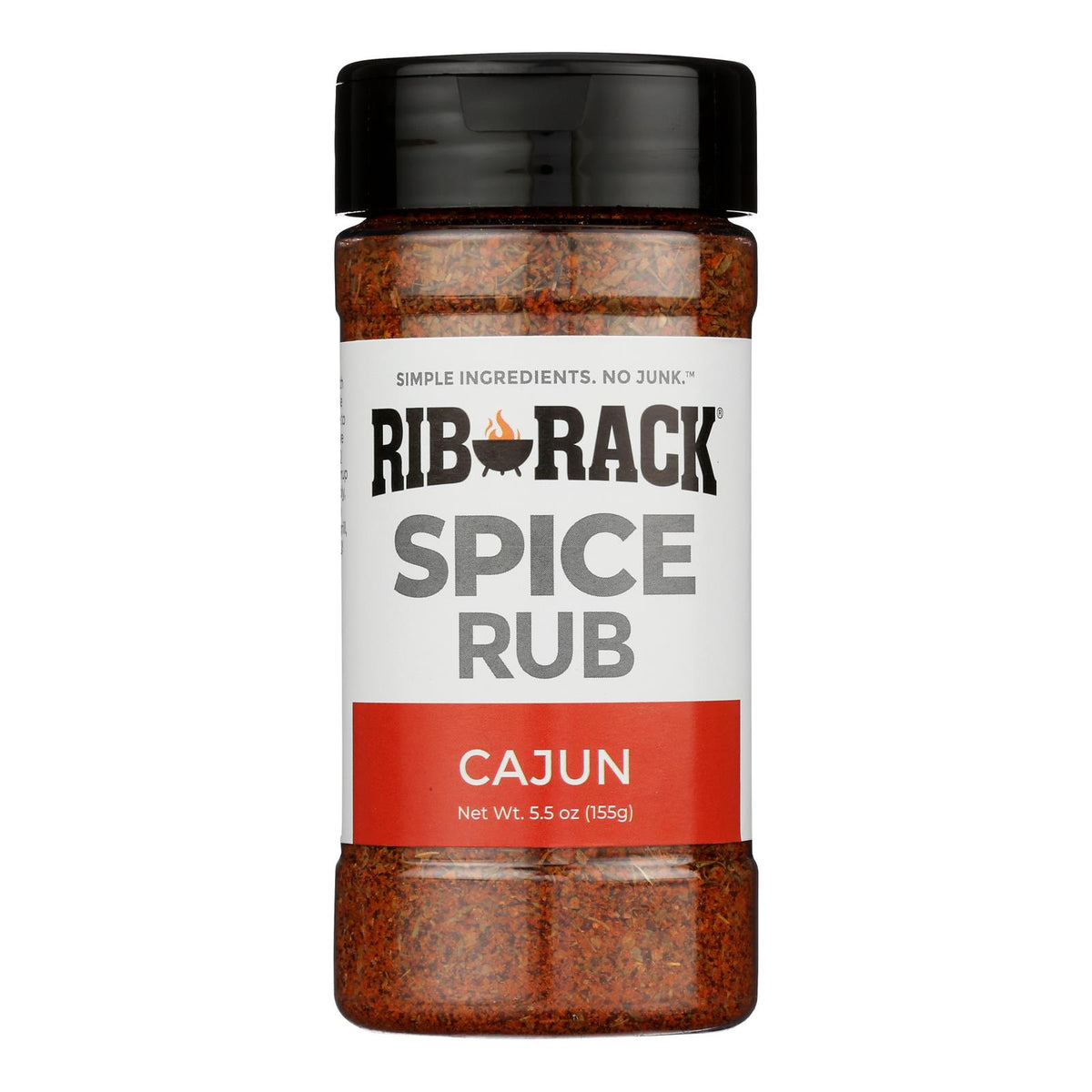 Rib Rack Cajun Spice Rub - Case of 6 - 5.5 OZ