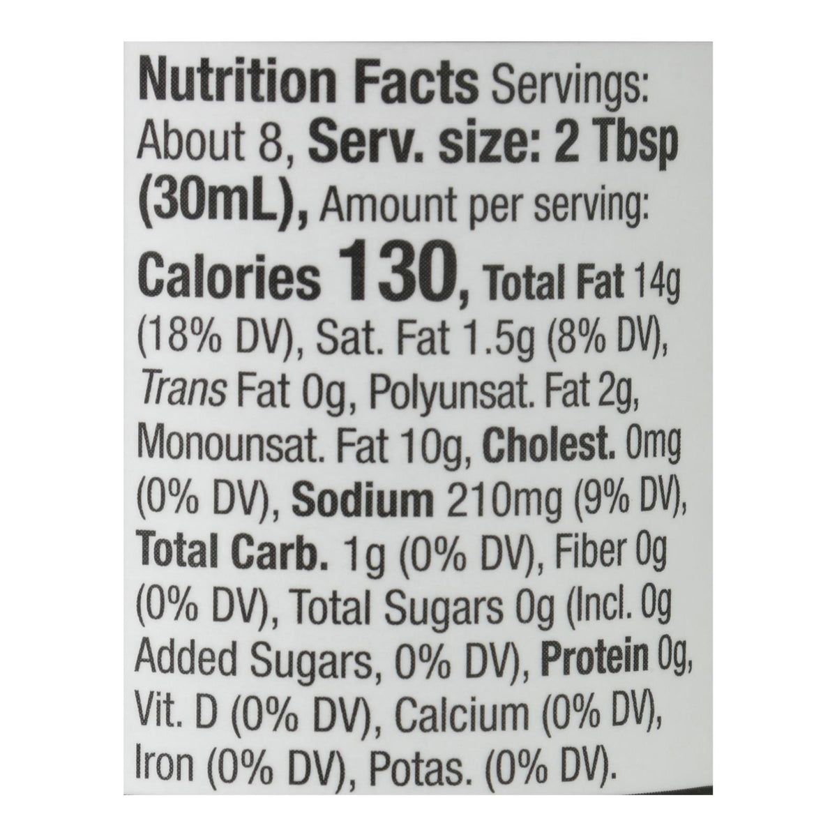 Primal Kitchen Dressing & Marinade Caesar Dressing  - Case of 6 - 8 FZ
