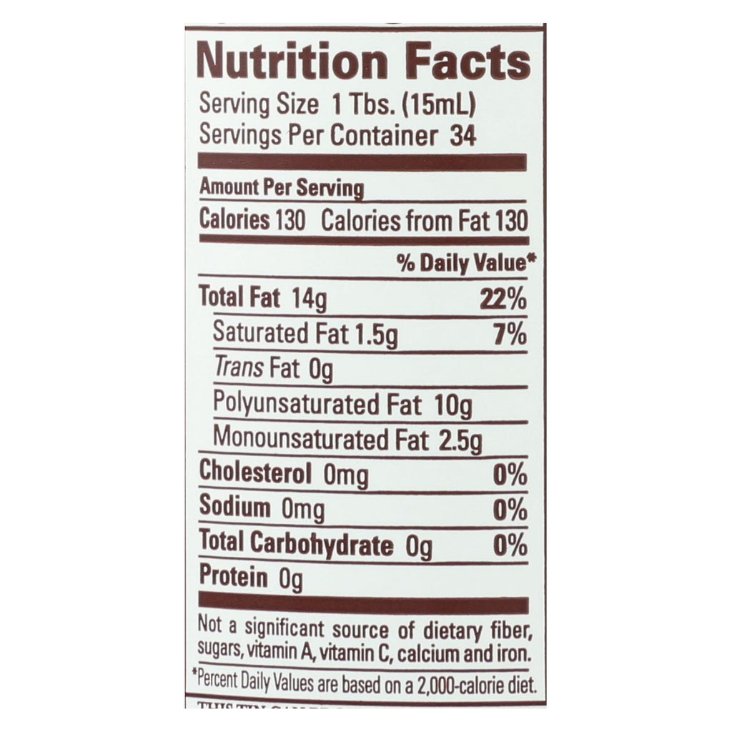 La Tourangelle Roasted Walnut Oil - Case of 6 - 500 ml