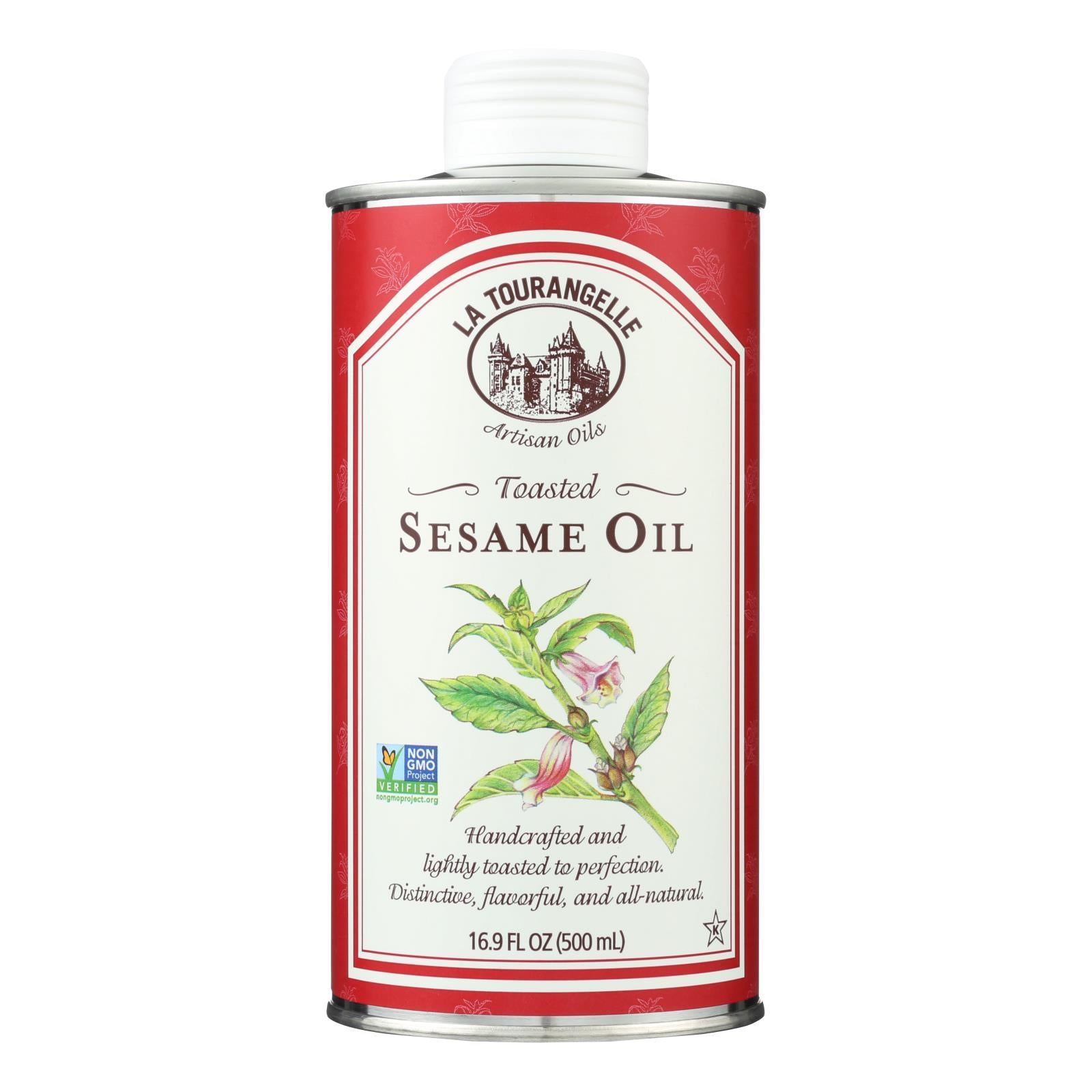 La Tourangelle Sesame Oil - Case of 6 - 16.9 Fl oz.