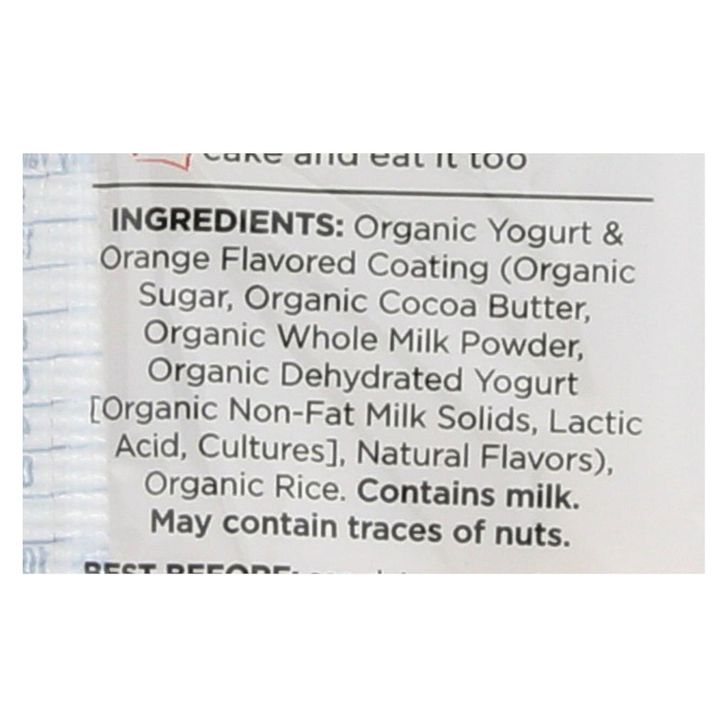 Element Organic Dipped Rice Cakes - Vanilla Orange - Case of 6 - 3.5 oz