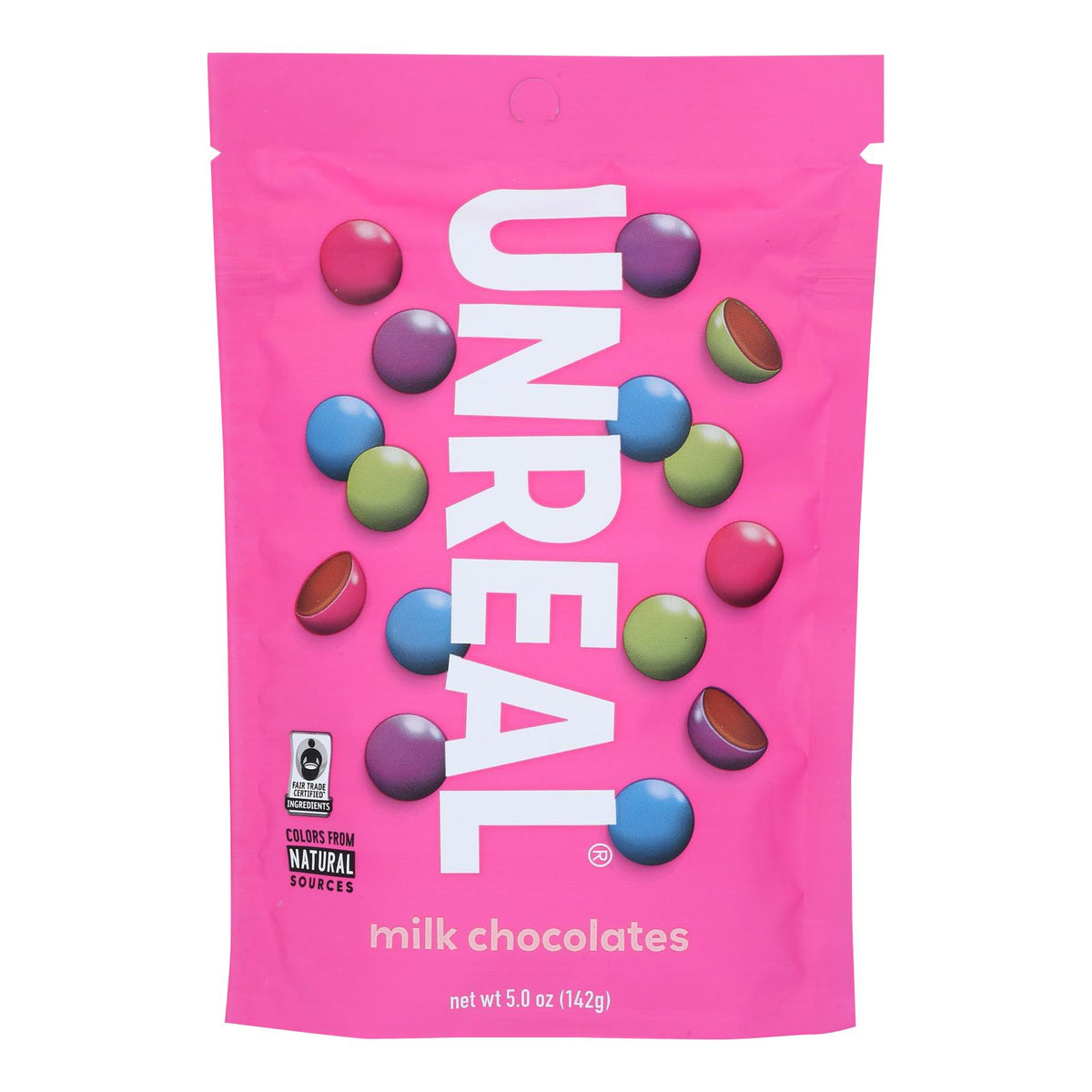 Unreal, Milk Chocolate Gems, Case Of 6, 5 oz