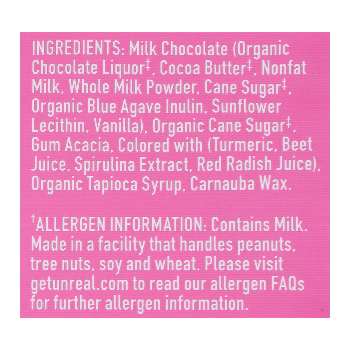 Unreal, Milk Chocolate Gems, Case Of 6, 5 oz