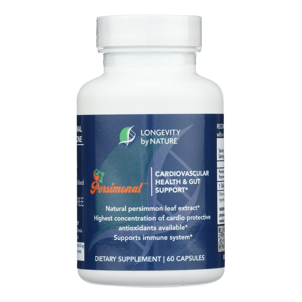 Longevity By Nature - Persimonal Card Vasc Hlth - 1 Each -60 CAP