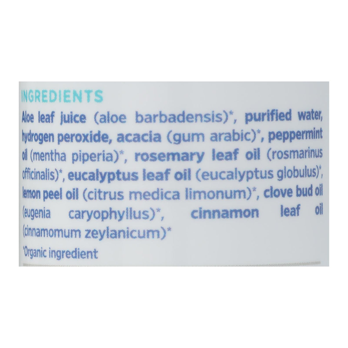 Essential Oxygen Brushing Rinse - Organic - Peppermint - 3 oz