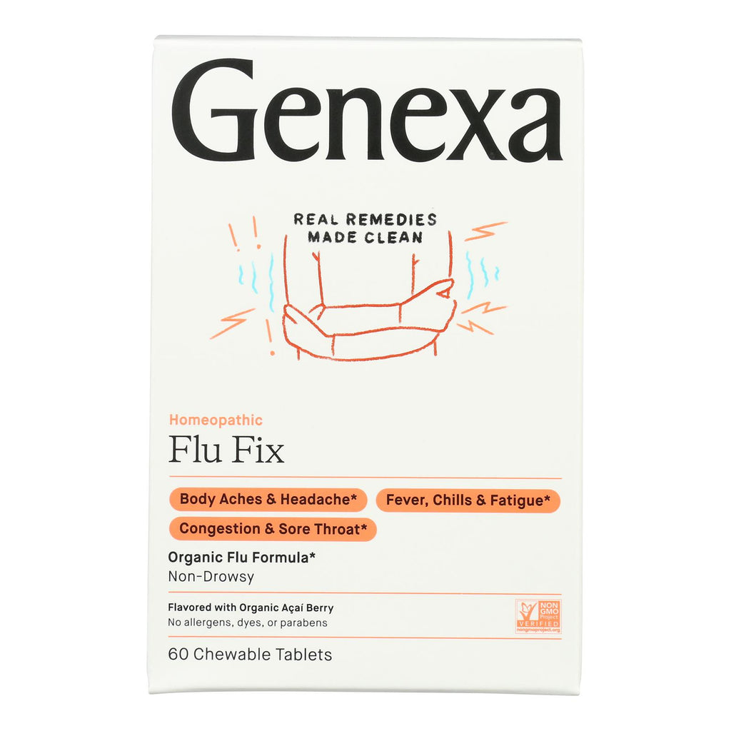 Genexa Flu Fix - Organic - 60 TABS