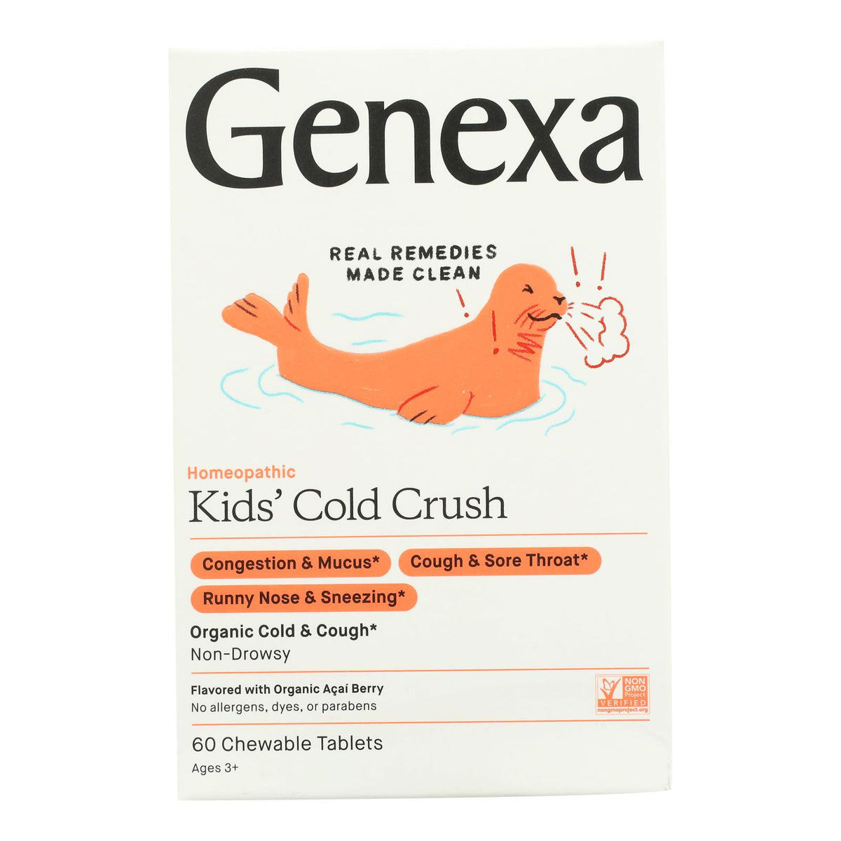 Genexa Children's Cold Crush  - 1 Each - 60 TAB