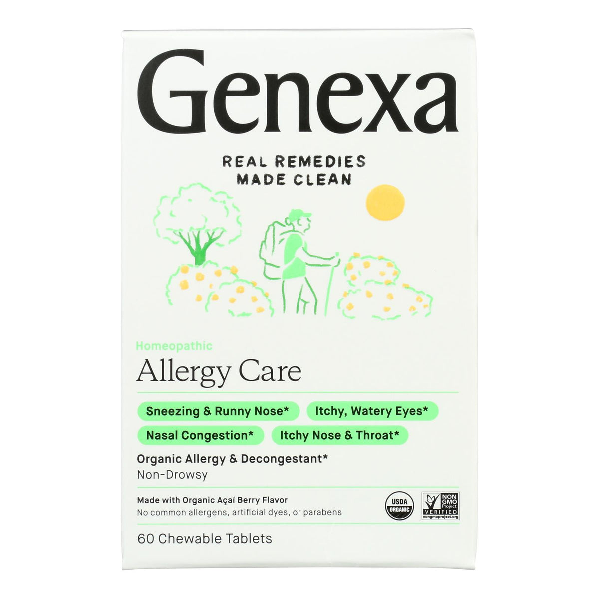 Genexa Allergy-D Homeopathic Medicine  - 1 Each - 60 TAB