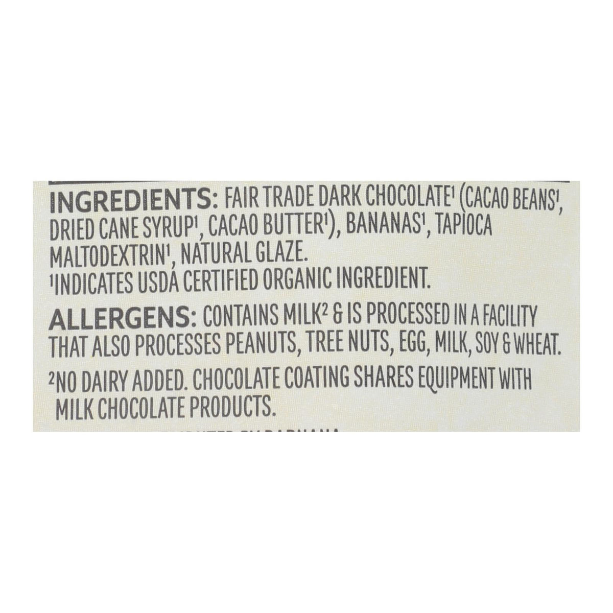 Barnana Chewy Banana Bites - Organic Chocolate - Case of 12 - 3.5 oz.