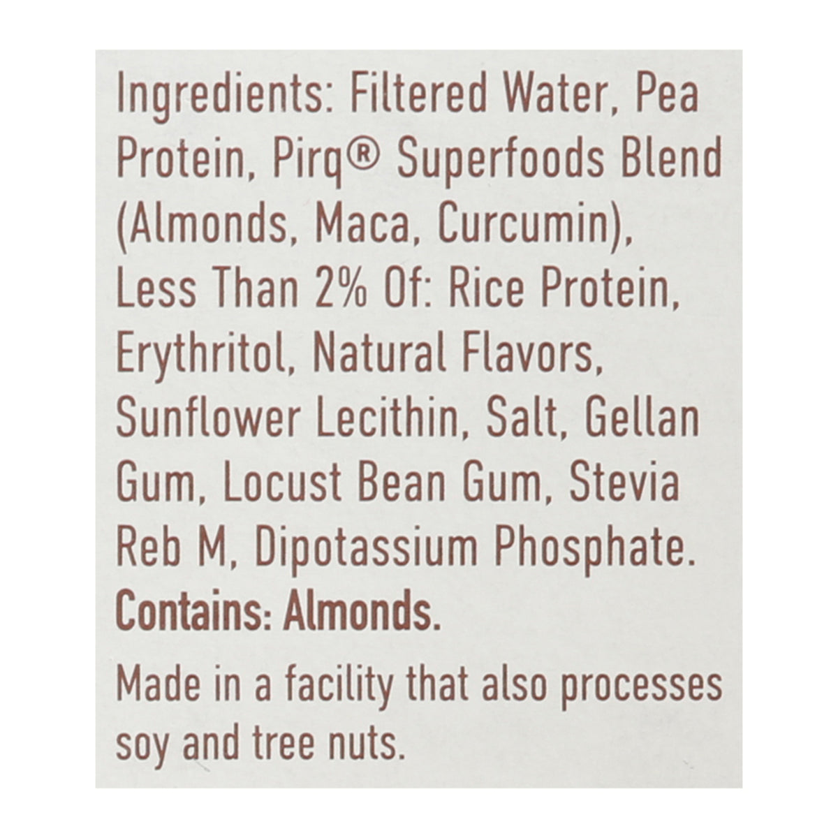 Pirq - Protein Shake Vanilla Peanut Butter 4pk - Case of 3-4/11 FZ