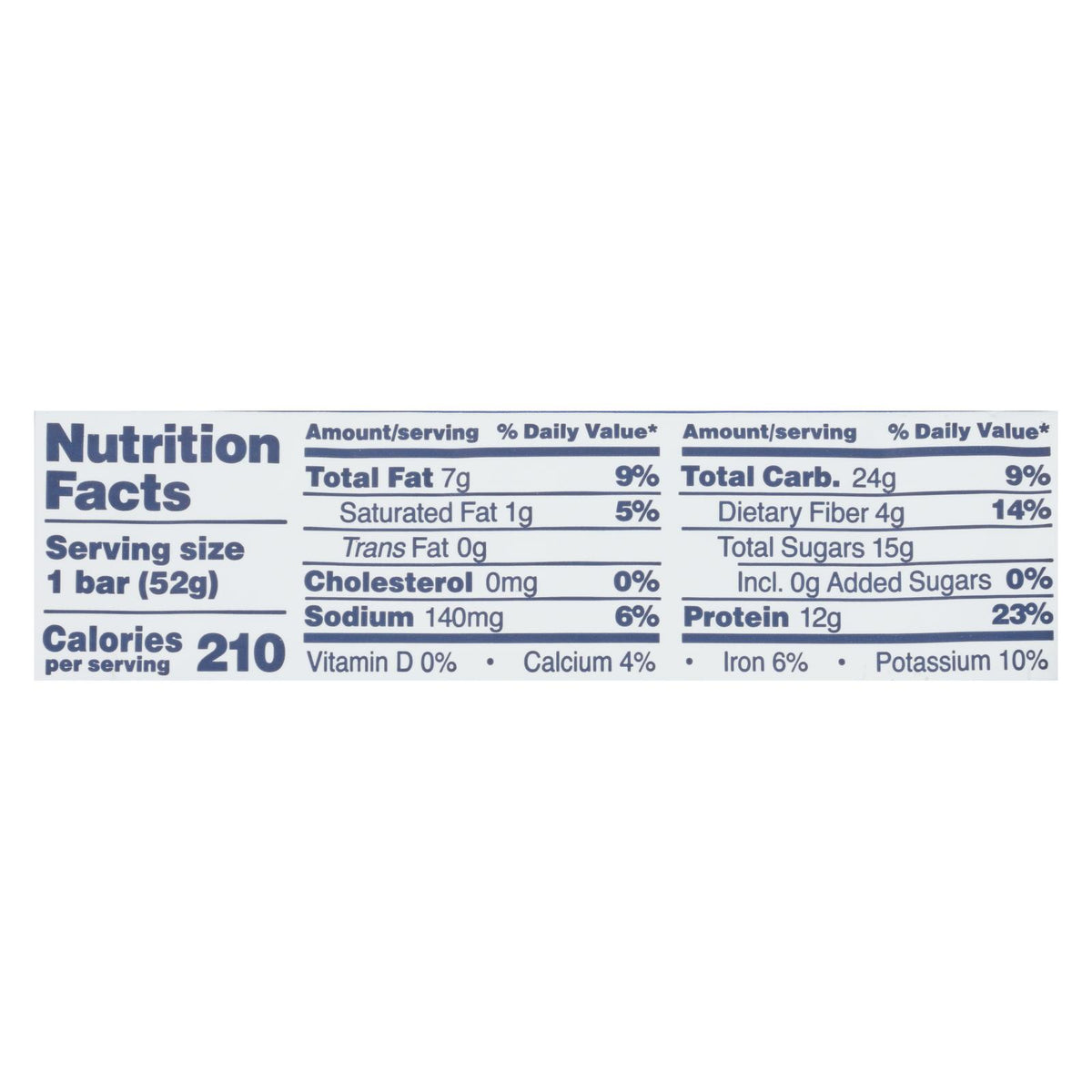 RxBar - Protein Bar - Blueberry - Case of 12 - 1.83 oz.