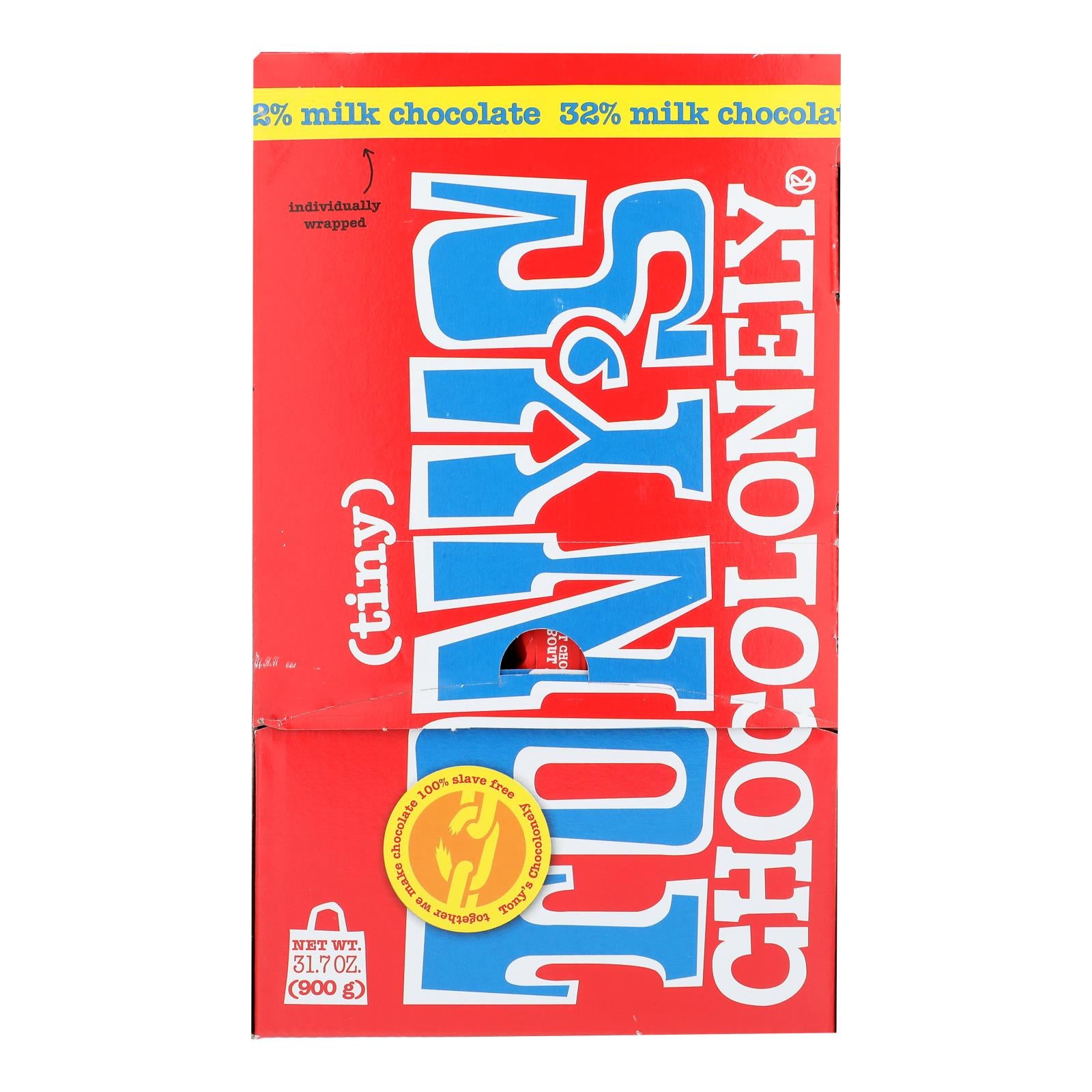Tony's Chocolonely - Tt Milk Bulk Pck 100 Bites - 1 Each 1-31.7 OZ