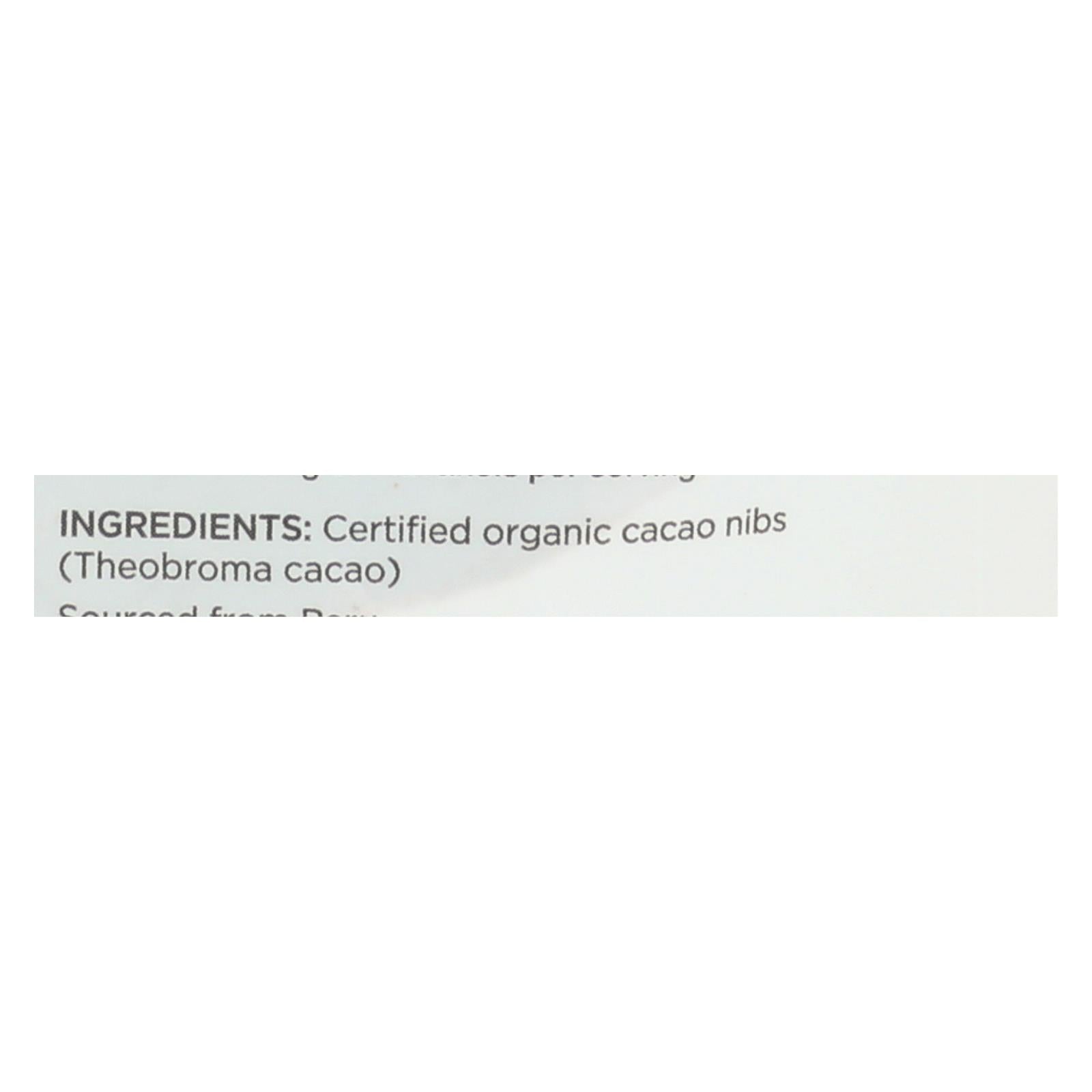 Navitas Naturals Cacao Nibs - Organic - Raw - 4 oz - case of 12