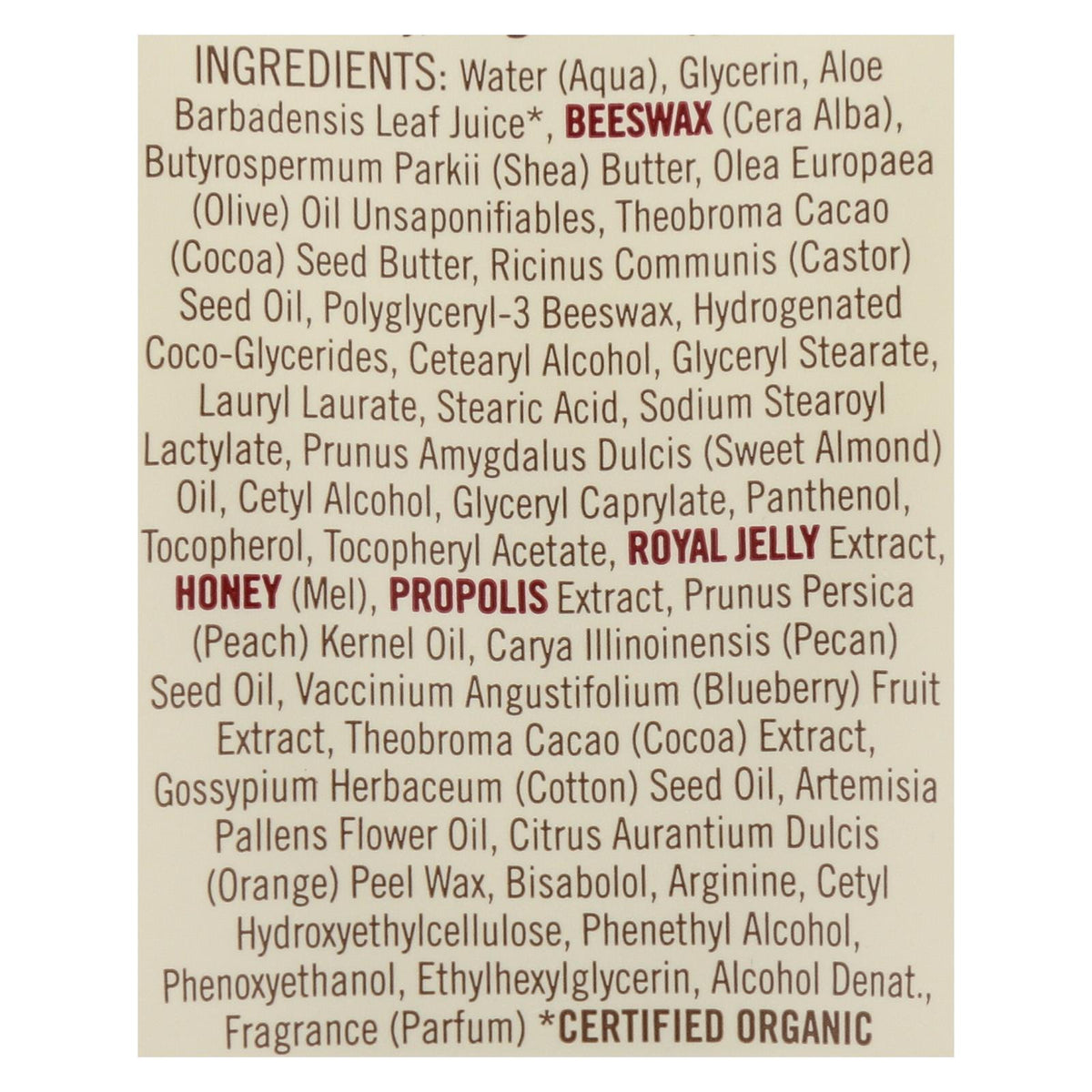 Savannah Bee - Handcream Beeswax Tube - EA of 1-1.7 OZ