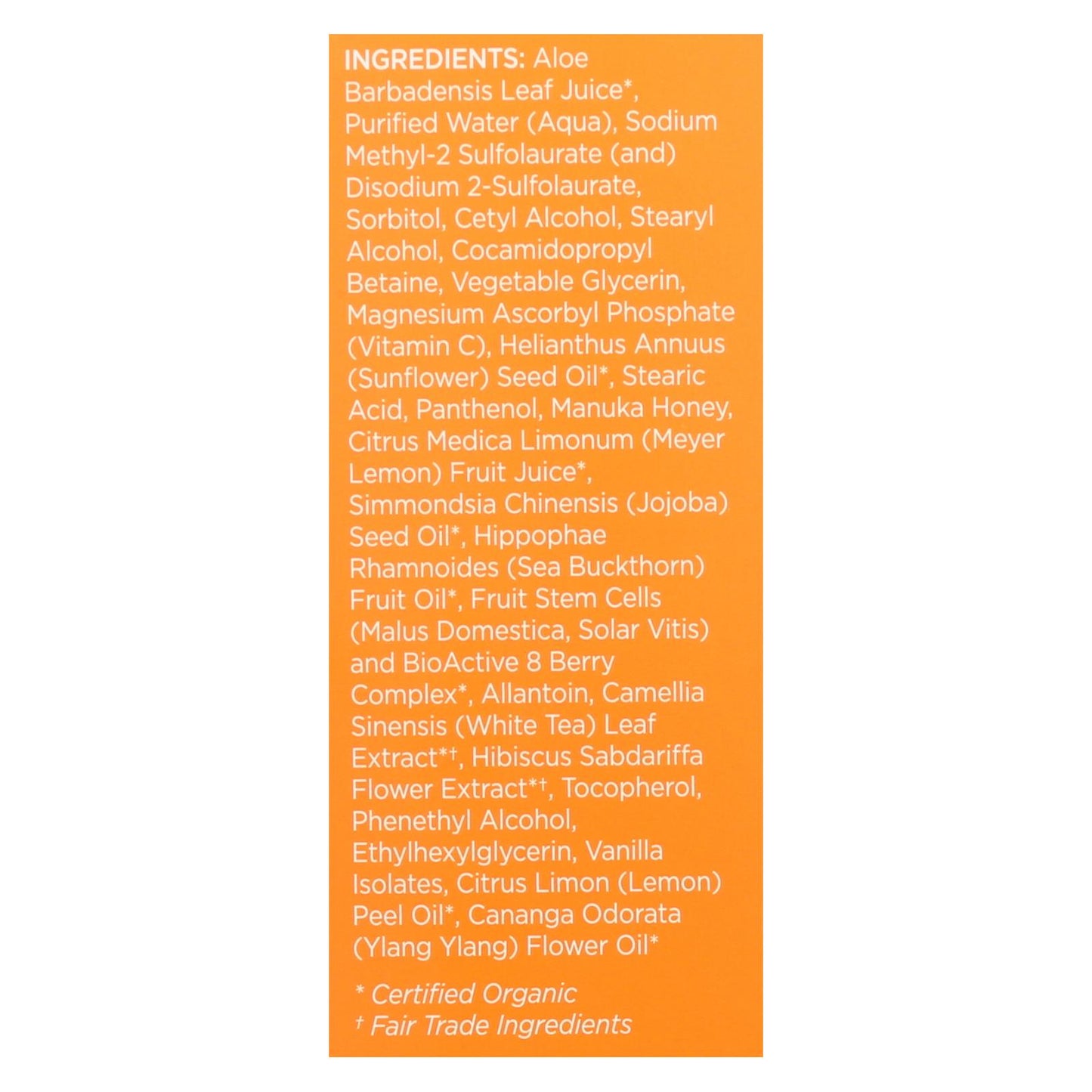 Andalou Naturals Creamy Cleanser For Combination Skin Meyer Lemon - 6 fl oz