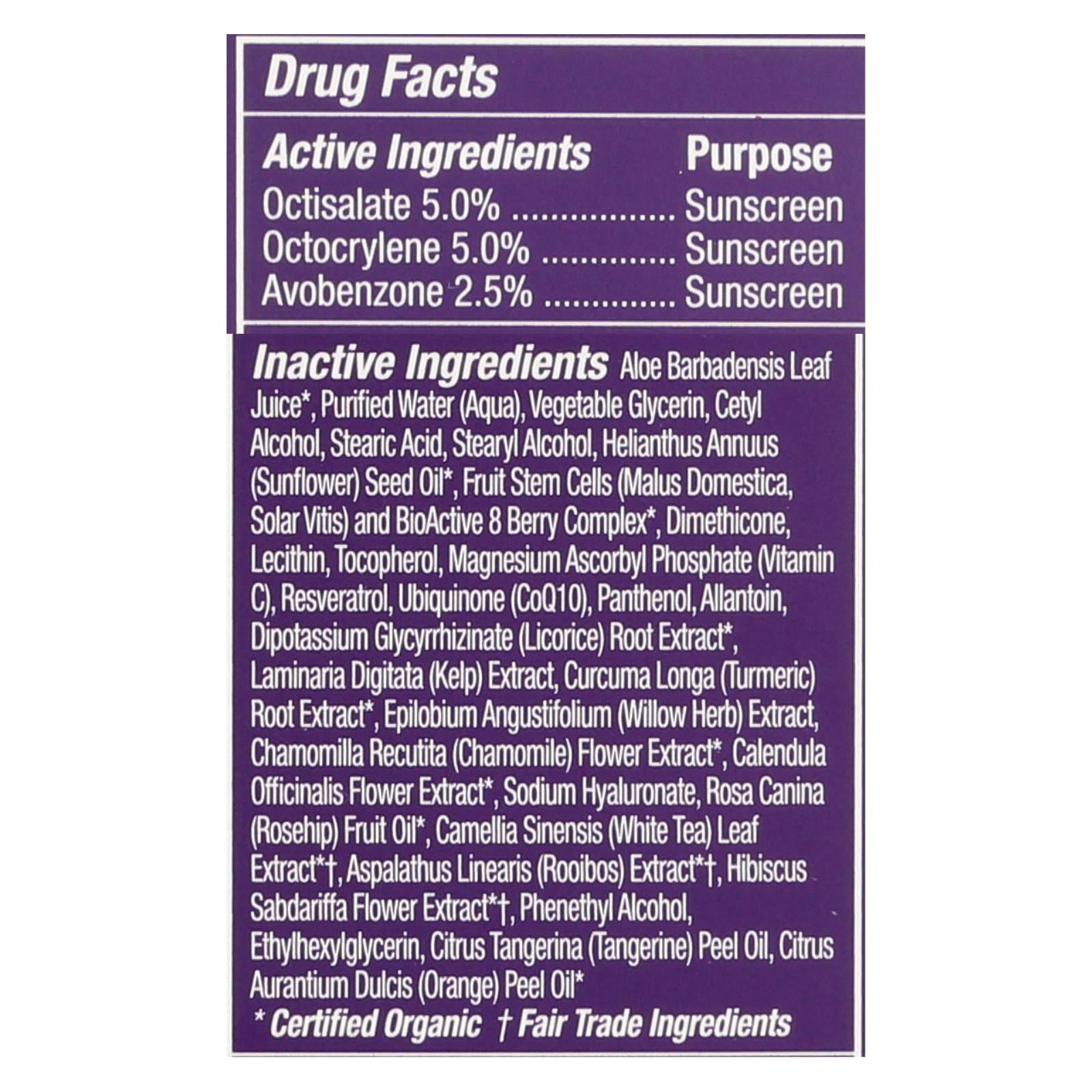 Andalou Naturals Ultra Sheer Daily Defense Facial Lotion with SPF 18 - 2.7 fl oz