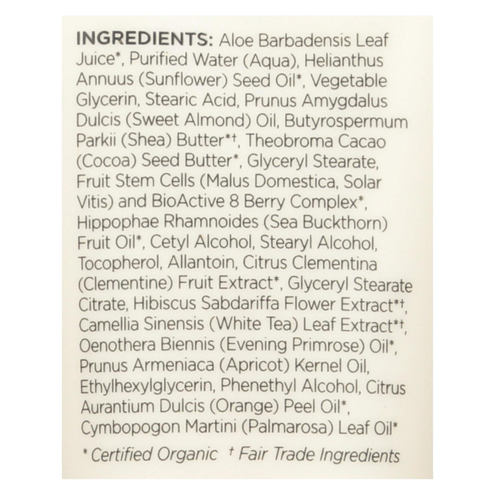 Andalou Naturals Hand Cream - A Force of Nature Shea Butter plus Sea Buckthorn - Clementine - 3.4 oz