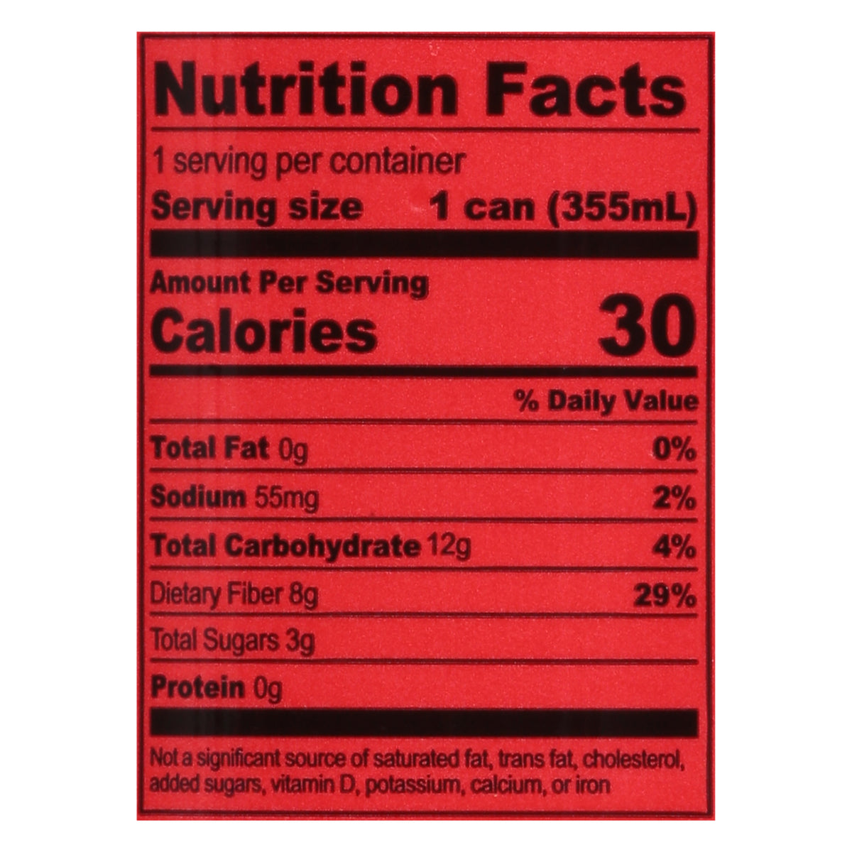 Halfday - Tea Prebiotic Raspberry Iced - Case of 12-12 Fluid Ounces