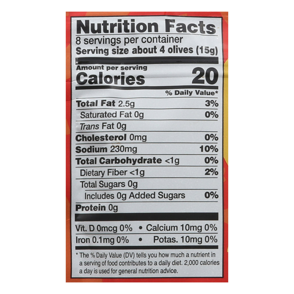 Freestyle Snacking - Olives Green Hot and Spicy - Case of 6-4 Ounce