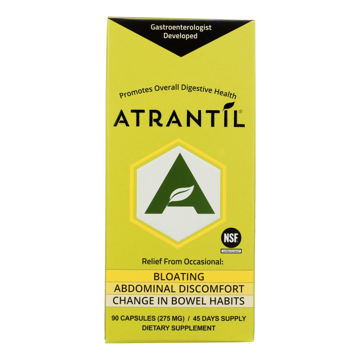 Atrantil, Bloating Relief And Everyday Digestive Health Capsules, 1 Each, 90 Ct