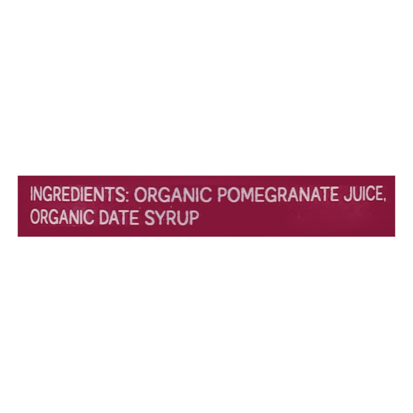 Just Date Syrup - Syrup Pomegranate - Case of 6-8.8 OZ