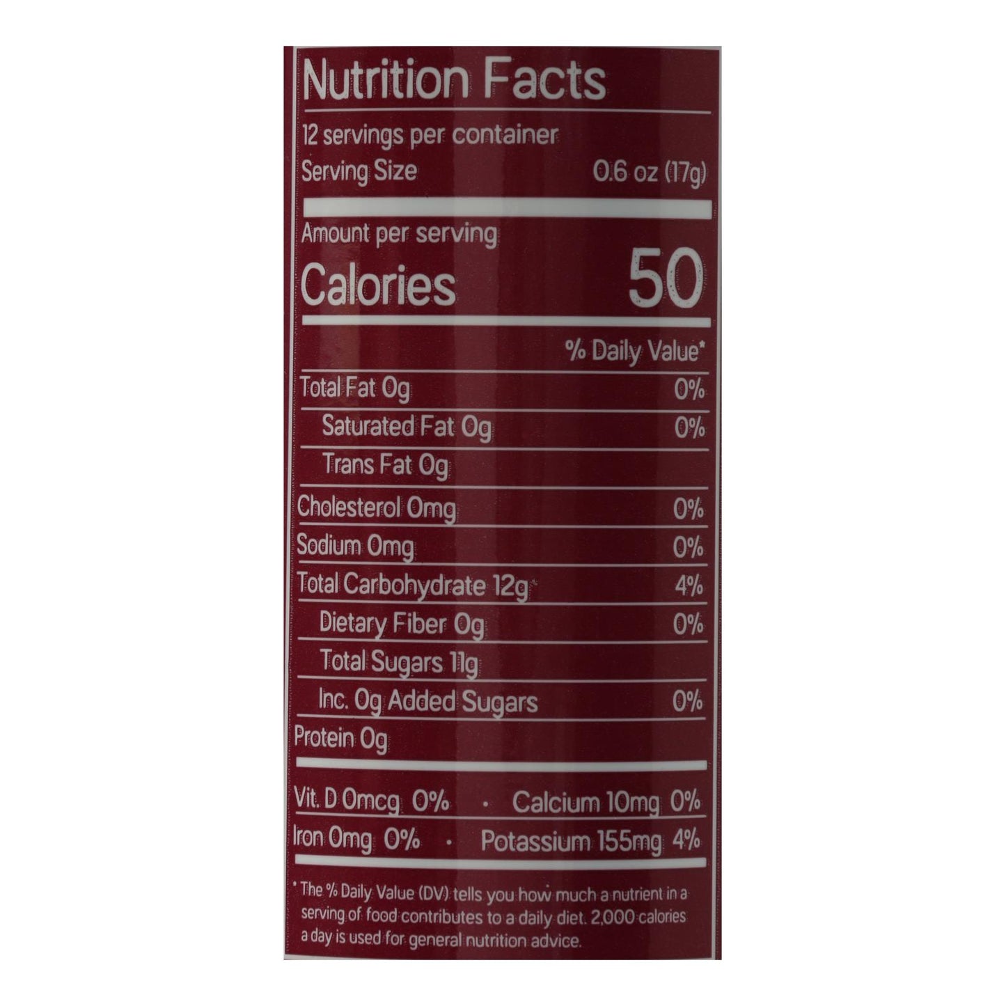 Just Date Syrup - Syrup Pomegranate - Case of 6-8.8 OZ