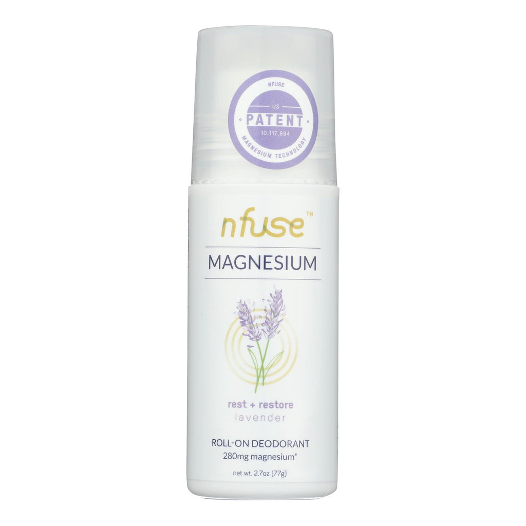Nfuse - Deodorant Lavender Natural Magnesium - Case of 6 - 2.7 OZ