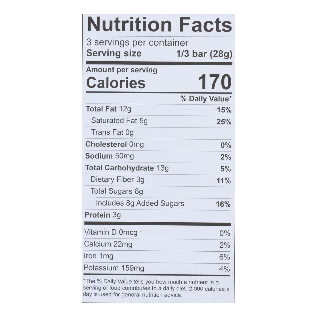 Theo Chocolate Organic Chocolate Bar - Classic - Dark Chocolate - 70 Percent Cacao - Salted Almond - 3 oz Bars - Case of 12