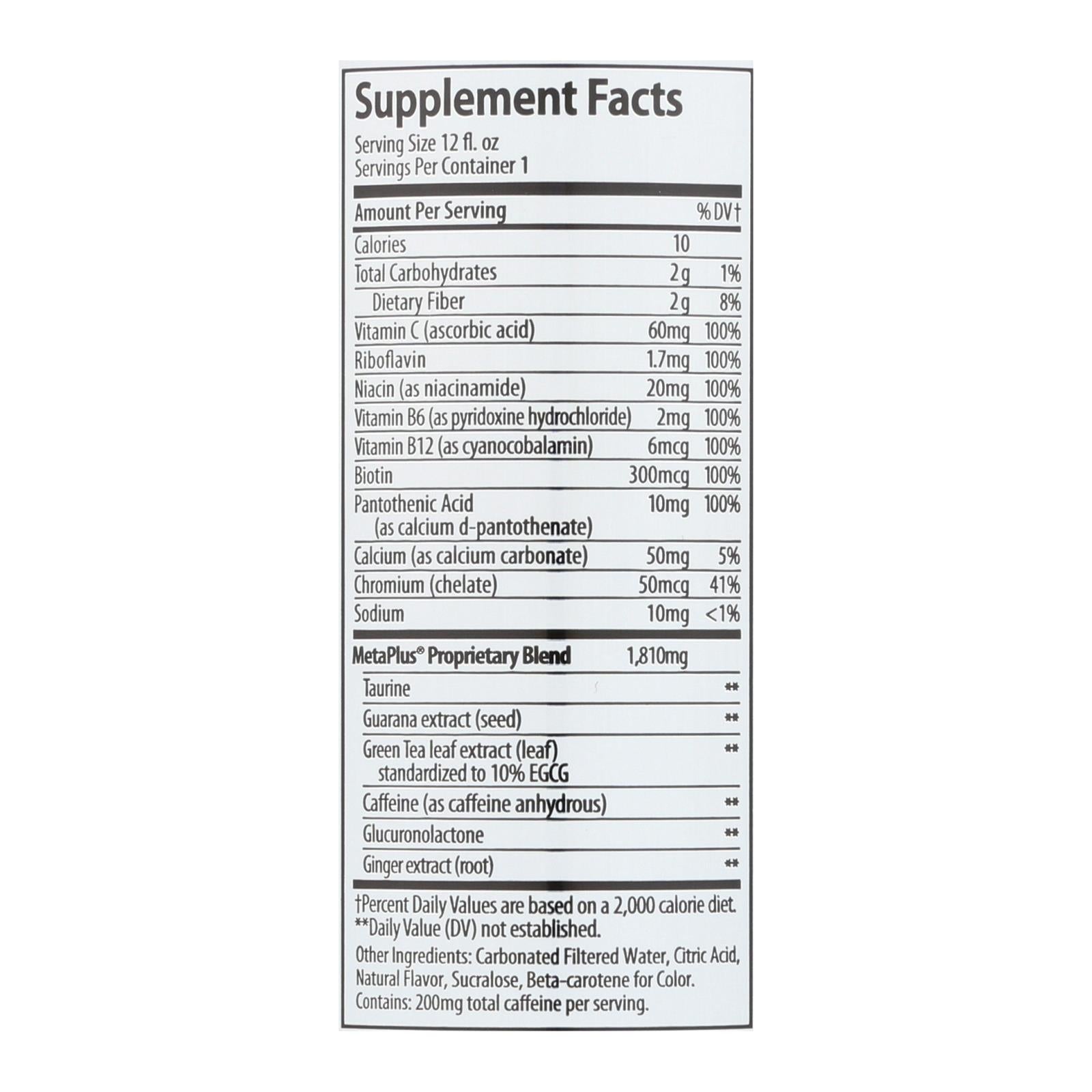 Celsius Sparkling Orange Dietary Supplement  - Case of 12 - 12 FZ