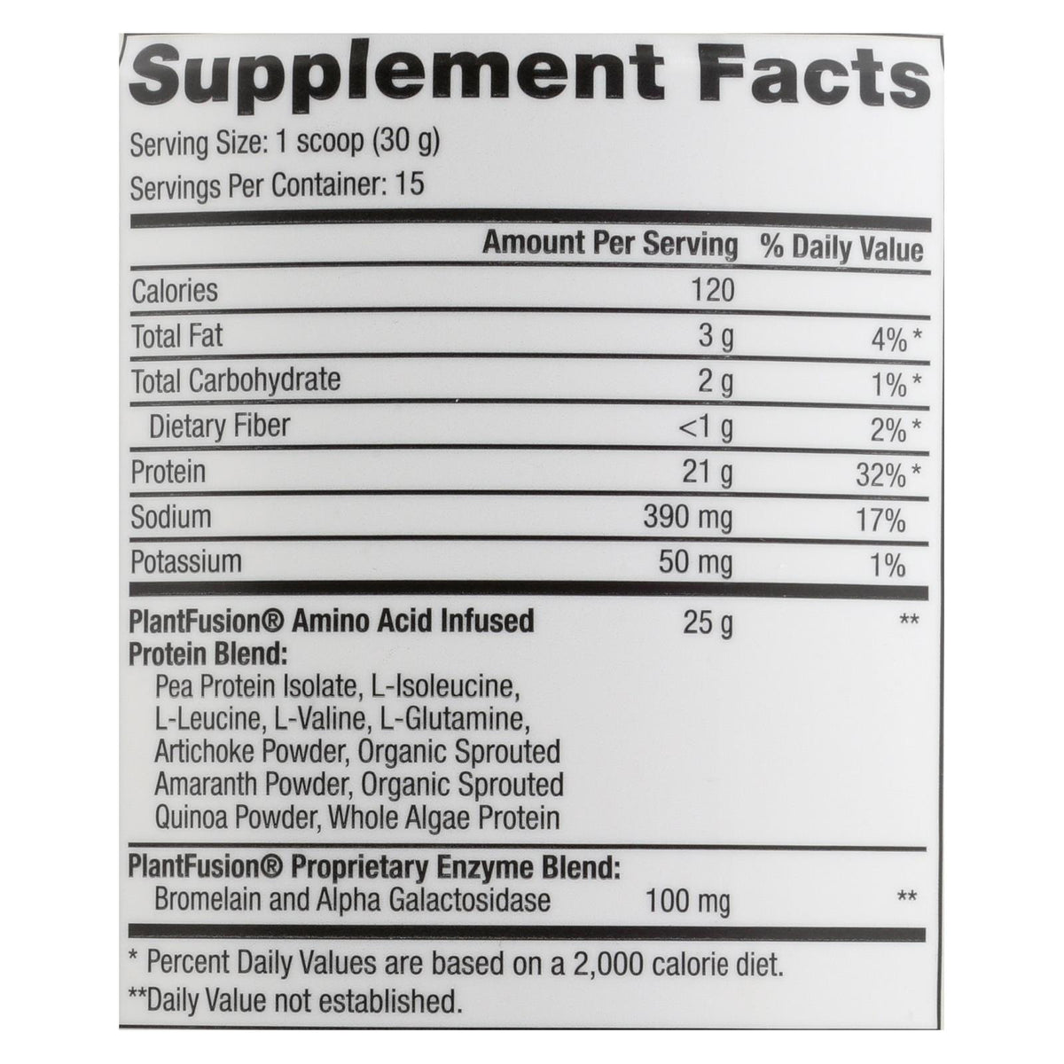 Plantfusion - Complete Protein - Chocolate - 1 lb