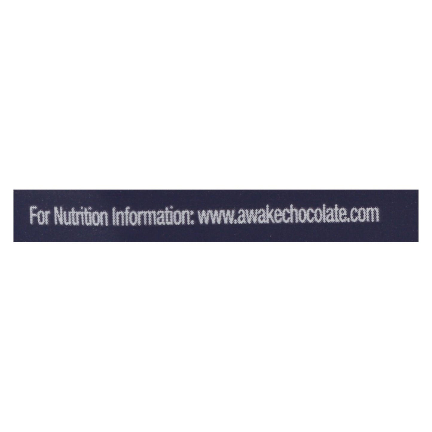 Awake Chocolate - Bites Dark Chocolate - Case of 50 - 0.47 Ounces