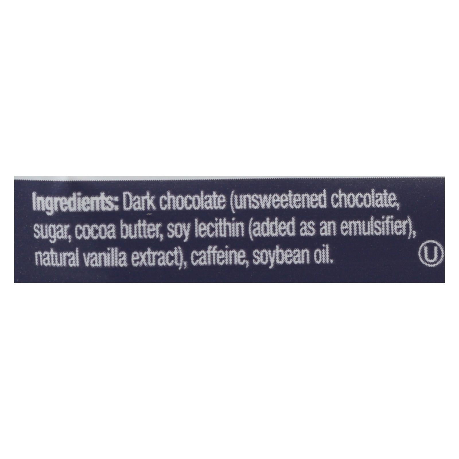 Awake Chocolate - Bites Dark Chocolate - Case of 50 - 0.47 Ounces