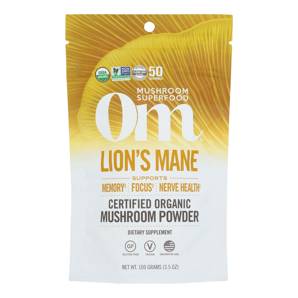 Om Organic Mushroom Powder  - 1 Each - 3.5 OZ