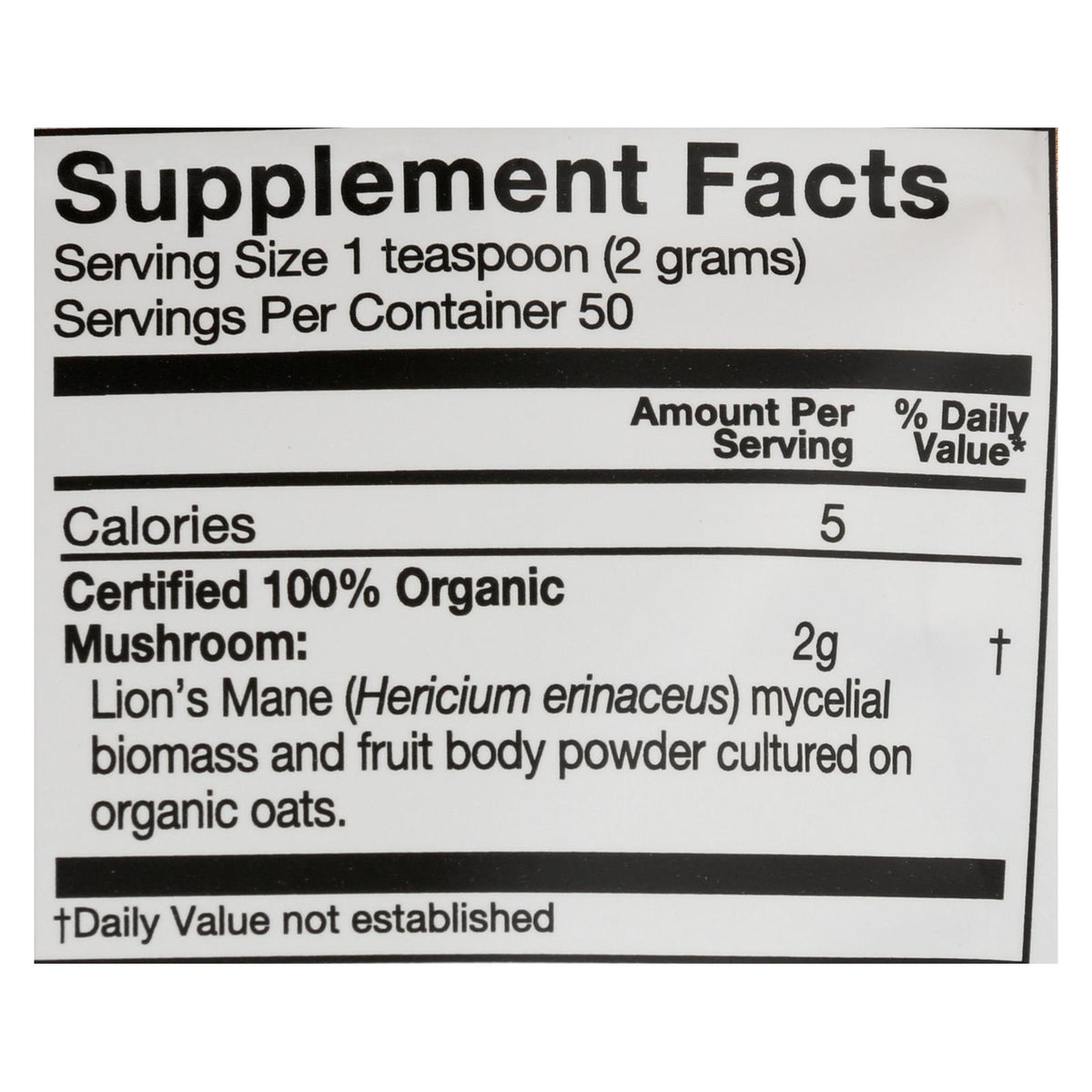 Om Organic Mushroom Powder  - 1 Each - 3.5 OZ