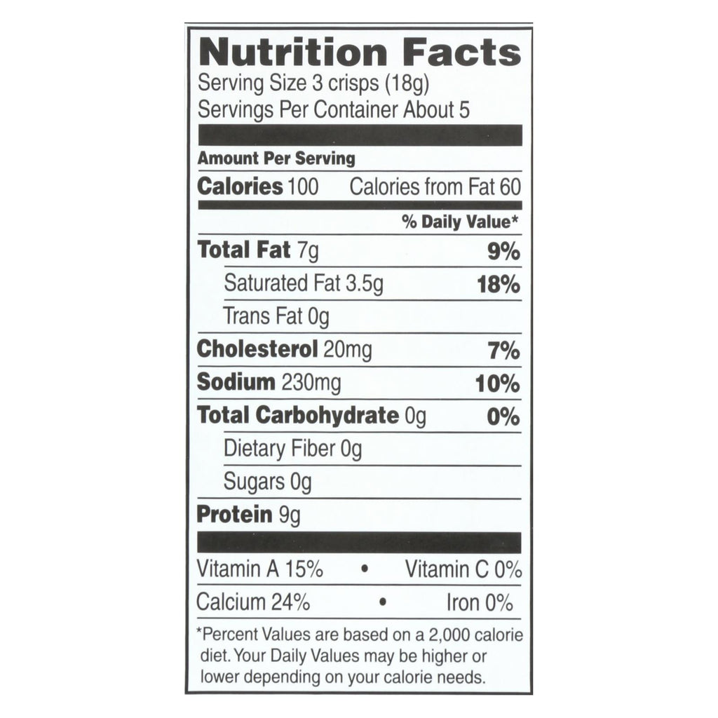 Kitchen Table Bakers Parm Crisps  - Case of 12 - 3 OZ