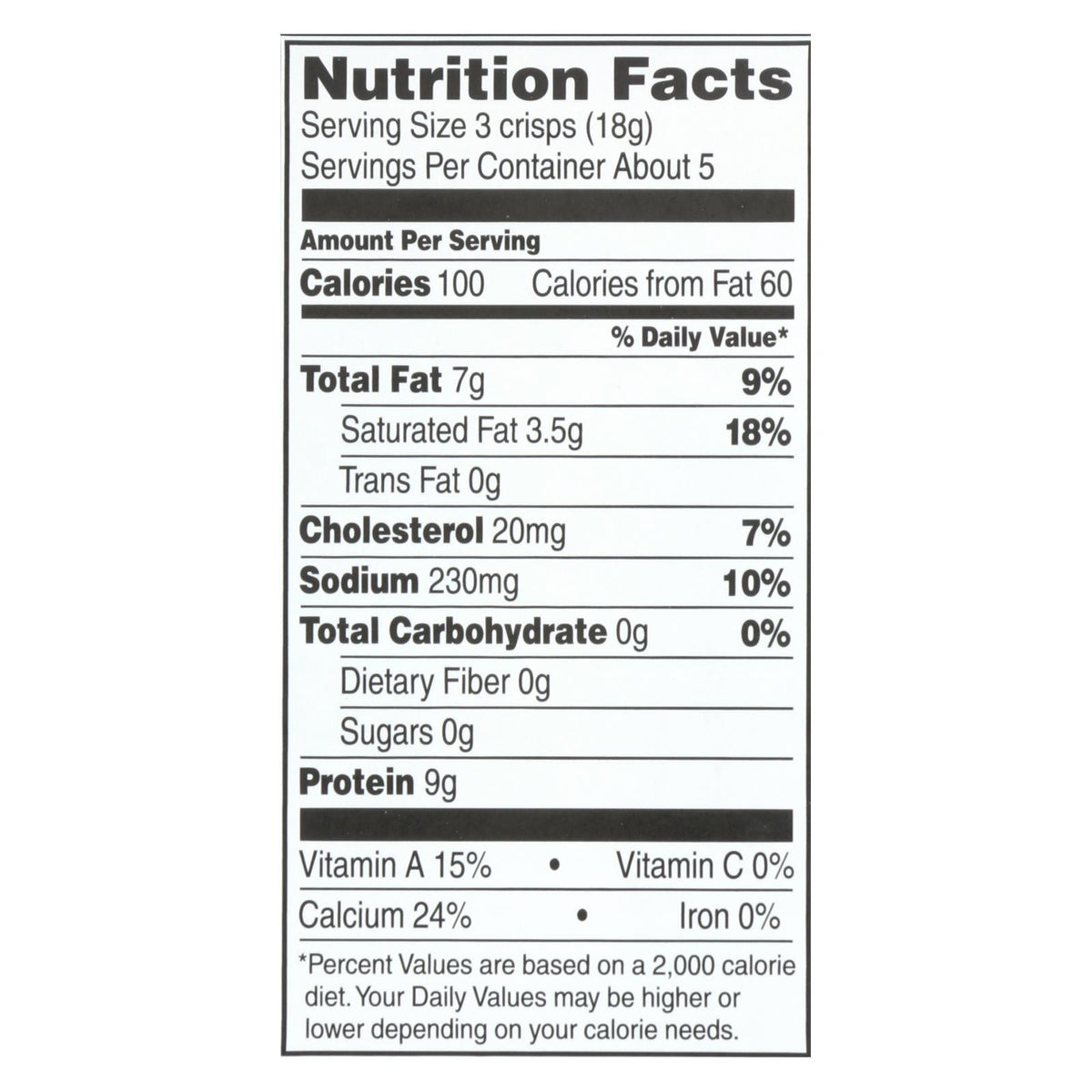 Kitchen Table Bakers Parm Crisps  - Case of 12 - 3 OZ