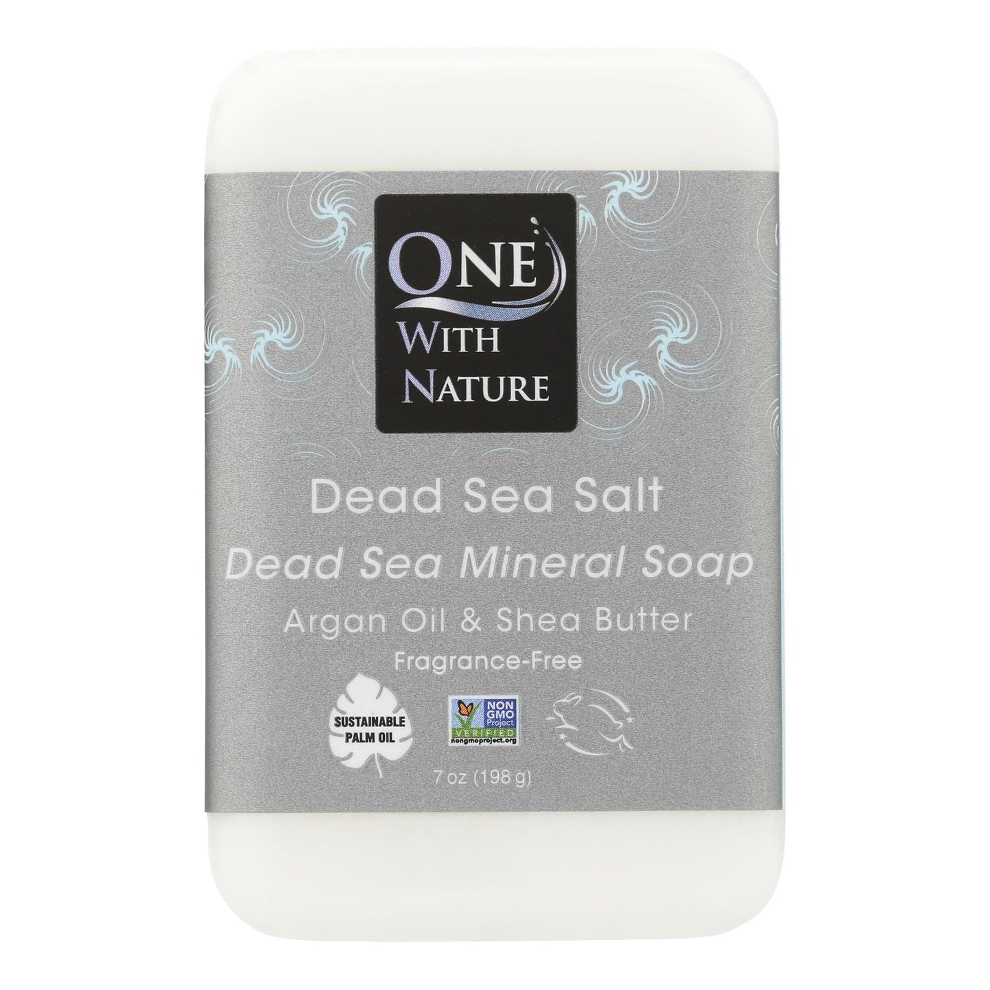One With Nature Dead Sea Mineral Dead Sea Salt Soap - 7 oz
