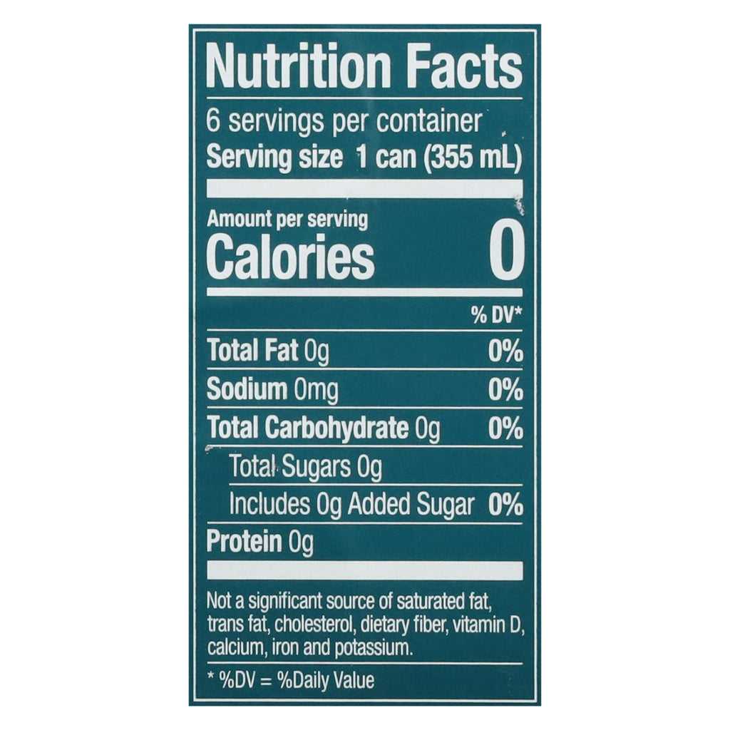 Zevia - Soda Ginger Ale Zero Calorie Can - Case of 4-6/12 Fluid Ounces