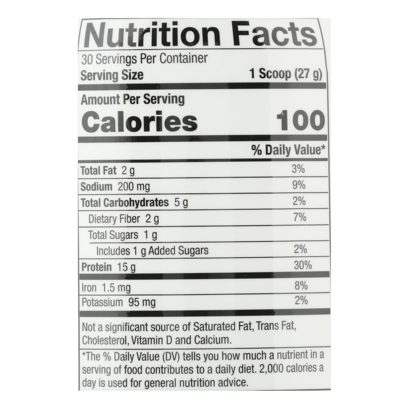 Genceutic Naturals Plant Head Protein - Chocolate - 1.7 lb
