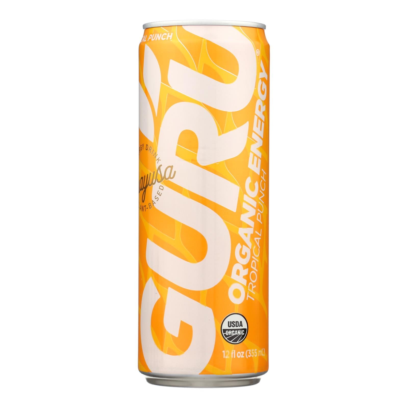 Guru, Organic Energy Tropical Punch, Case Of 24, 12 oz