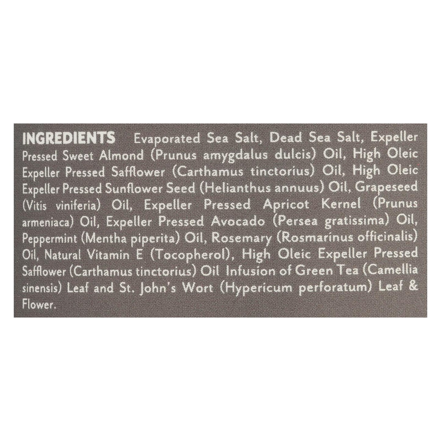 Soothing Touch Salt Scrub - Peppermint/Rosemary - 20 oz