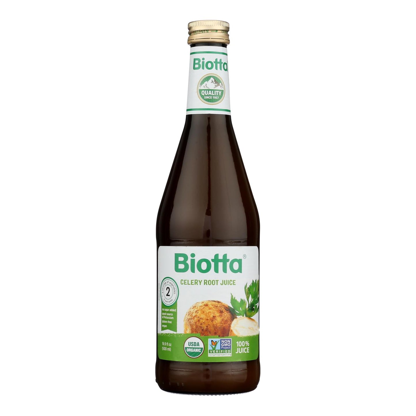 Biotta Juice - Celery Root - Case of 6 - 16.9 Fl oz.