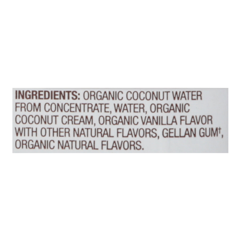 Vita Coco - Natural and Organic Vita Coco Vanilla Milk - Case of 6-33.8 Fluid Ounces