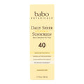 Babo Botanicals - Sunscreen - Daily Sheer - SPF 40 - 1.7 oz