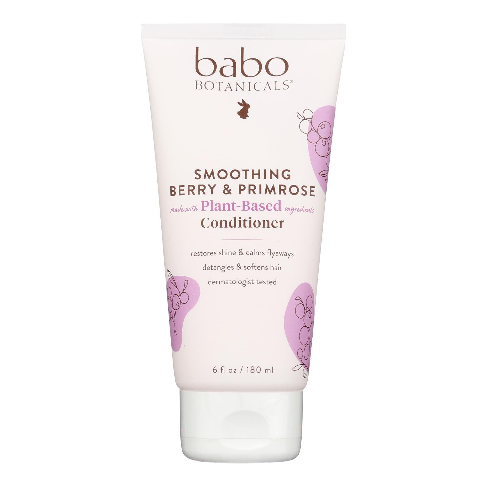Babo Botanicals - Detangling Conditioner - Instantly Smooth Berry Primrose - 6 oz